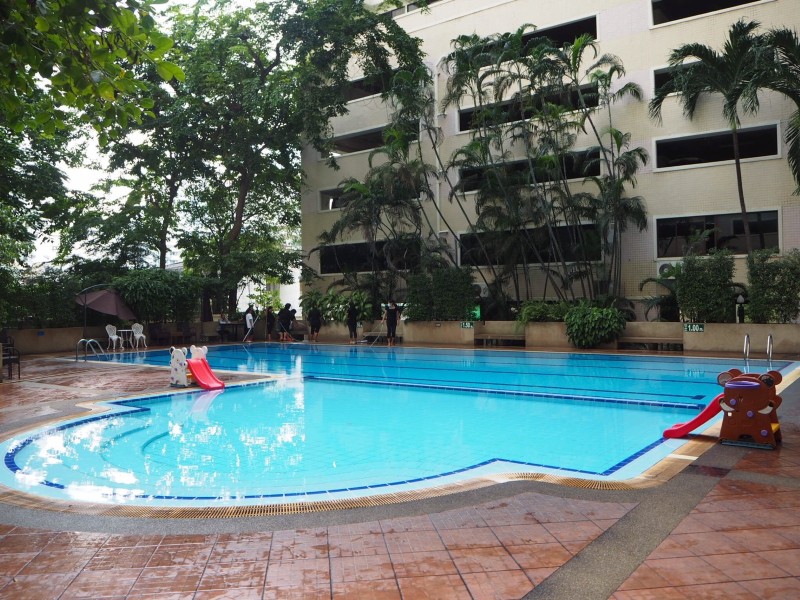 คอนโด Saranjai Mansion (สราญใจ แมนชั่น) 1 ห้องนอน 1 ห้องน้ำ ขนาด 62 ตรม. ชั้น 19 ทิศเหนือ วิว สระว่ายน้ำ