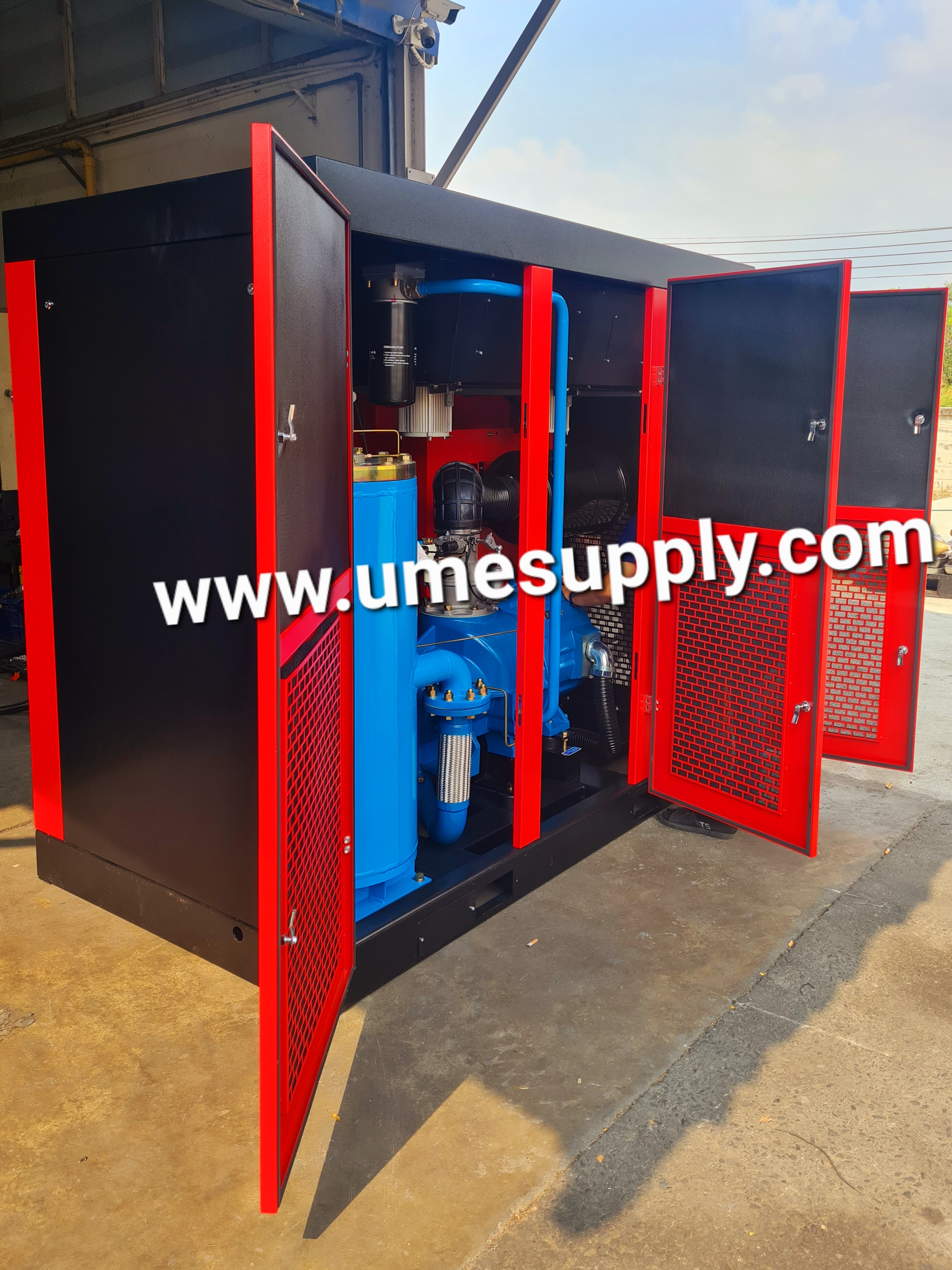 "ECOAIR" EPM " VSD 150 HP. SCREW AIR COMPRESSOR. คอมเพรสเซอร์แบบสกรู