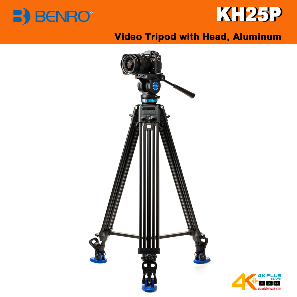 Benro KH25P Video Tripod Aluminum with Head