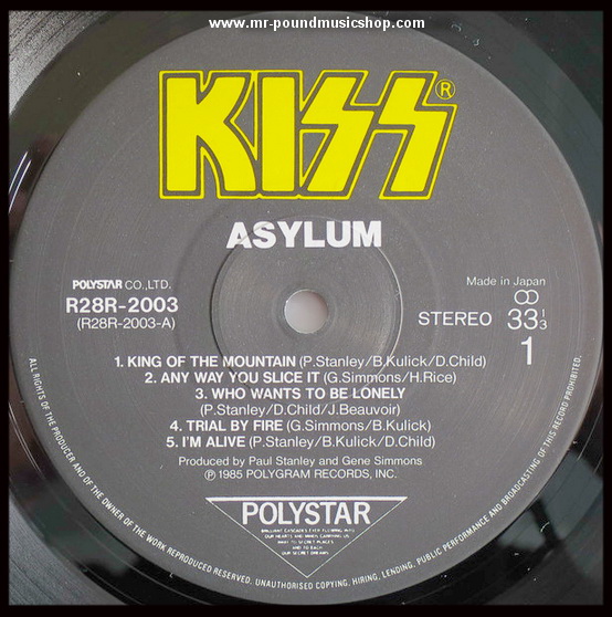 Kiss - Asylum