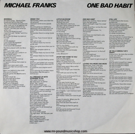 Michael Franks - One Bad Habit