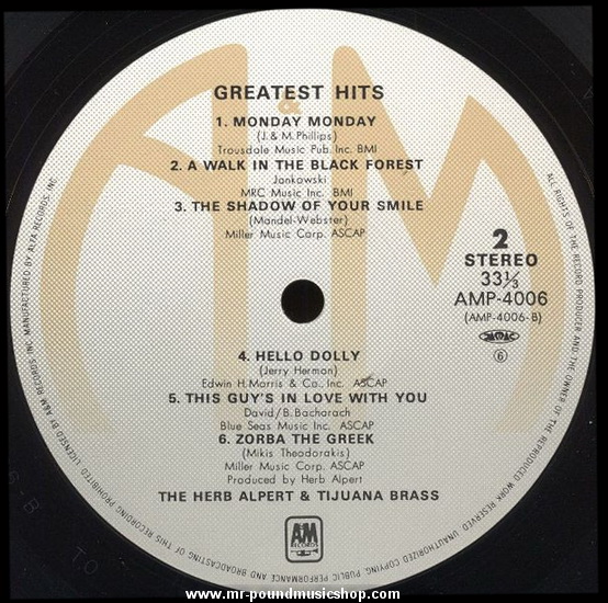 Herb Alpert & The Tijuana Brass - Greatest Hits