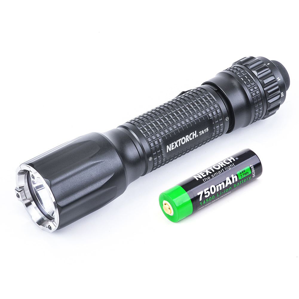 ไฟฉาย NEXTORCH TA15 V2.0 Tactical Flashlight (Multi-Battery Compatibility)