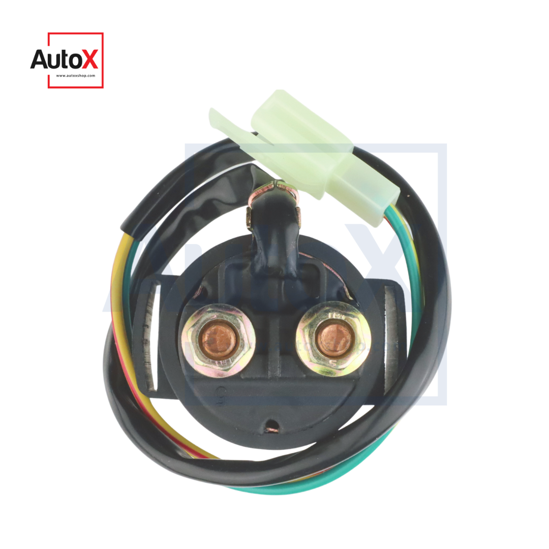 รีเลย์ช่วยสตาร์ท มอเตอร์ไซต์ ดำล้วน 12V ยี่ห้อNew-Star (ใหม่)