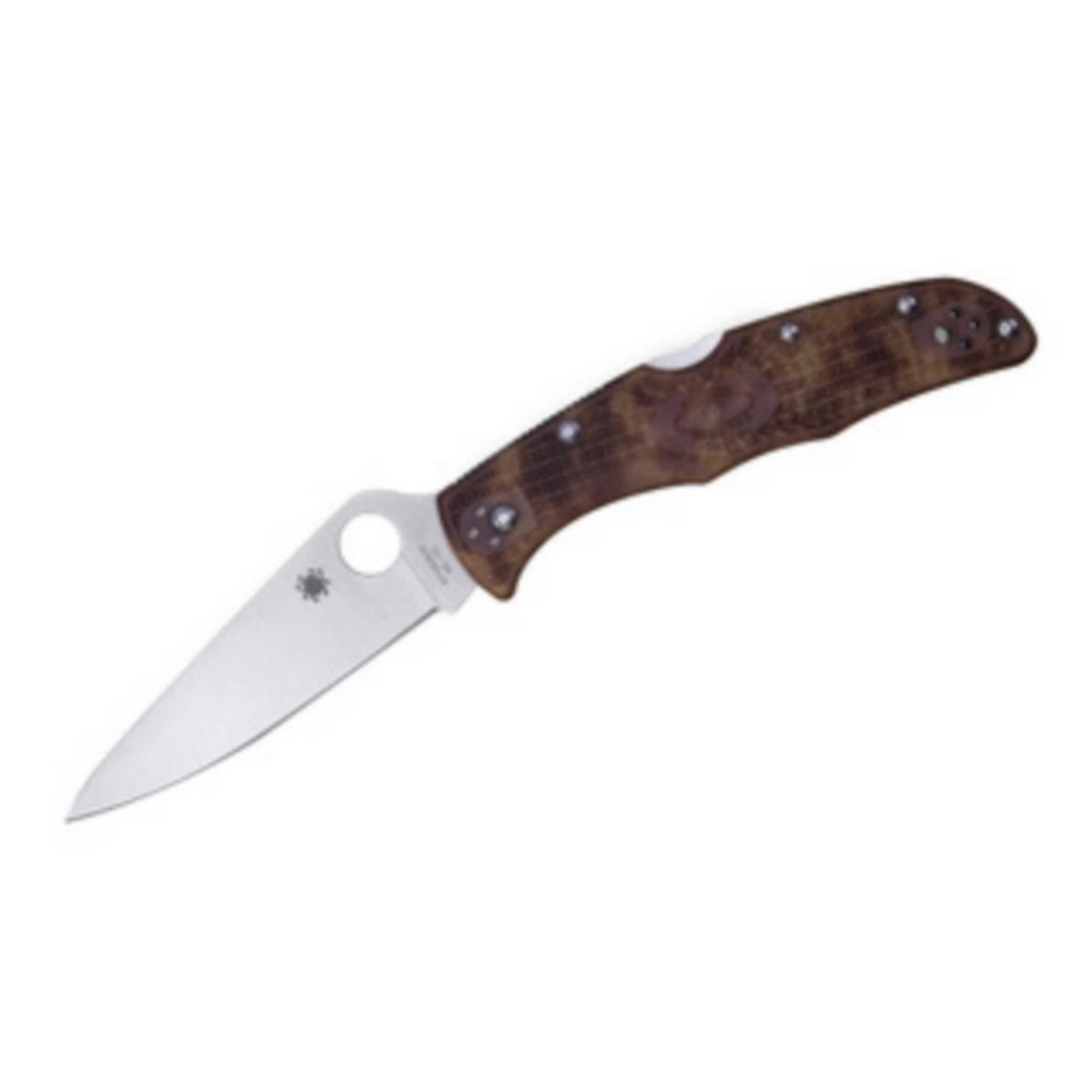มีดพับ Spyderco Endura 4 Zome Desert Camo Plain Edge Folding Knife