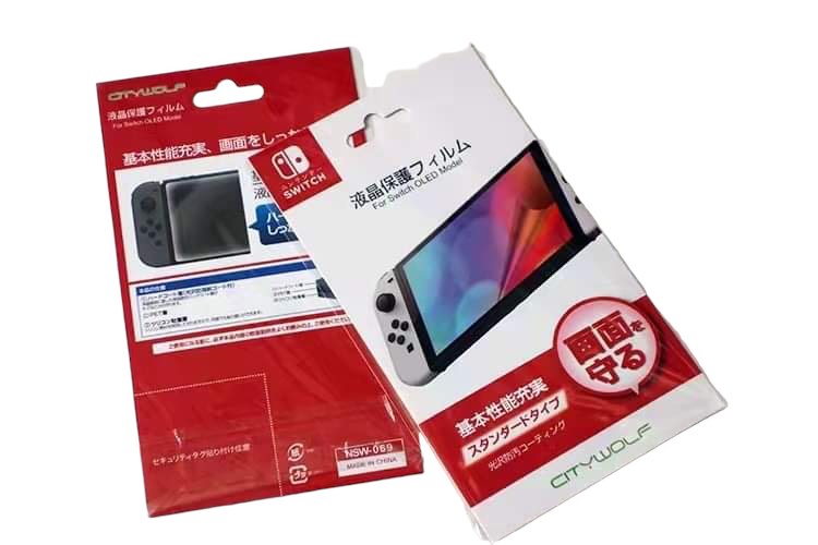 City Wolf ฟิล์มใสกันรอยจอ Switch OLED