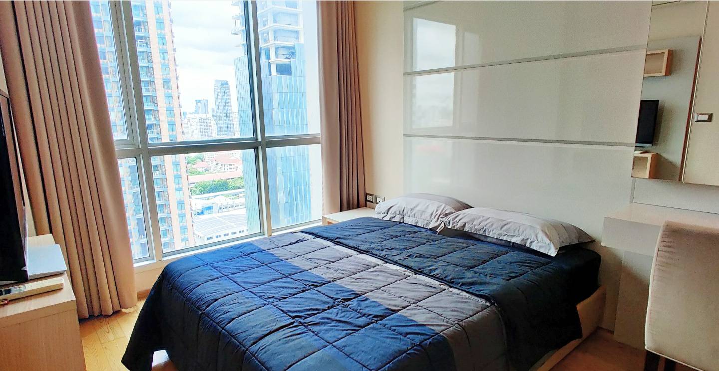 ให้เช่าคอนโด The Address Asoke (ดิ แอดเดรส อโศก) 1 ห้องนอน 1 ห้องน้ำ เนื้อที่ 46 ตรม. ชั้น 28 เช่า 25,000.- บาท