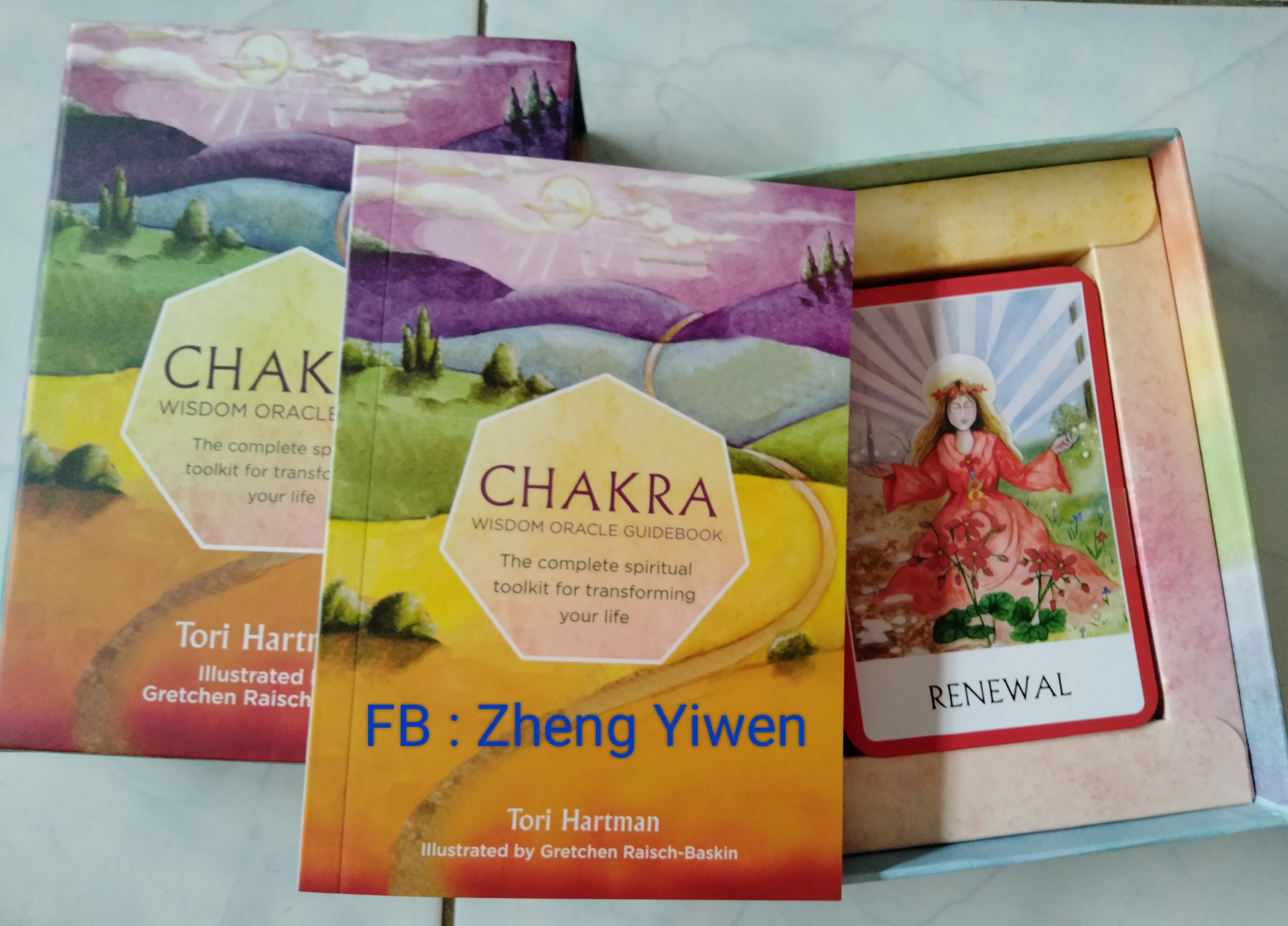 (ไพ่มือ1) Chakra wisdom oracle พร้อมคู่มือภาษาอังกฤษ