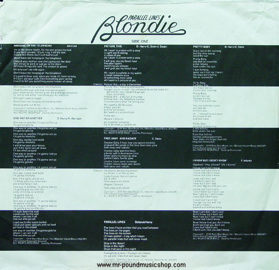 Blondie - Parallel Lines