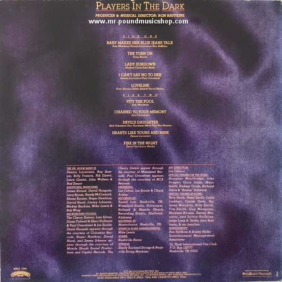 Dr. Hook - Players in the Dark