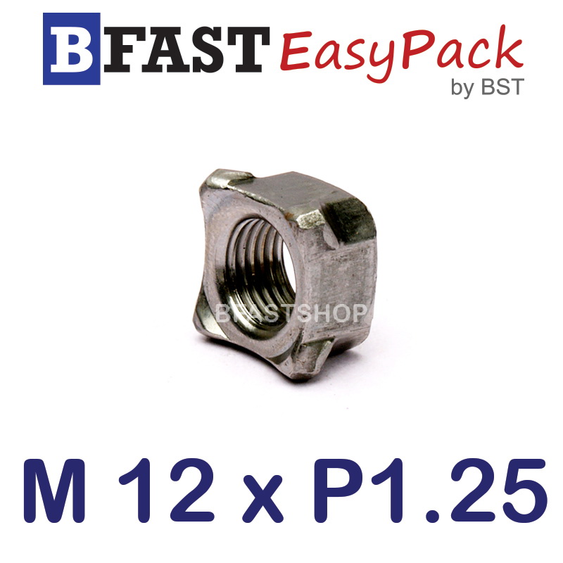 หัวน็อตอ๊าค M 12 x P1.25 (5 ตัว/ถุง)