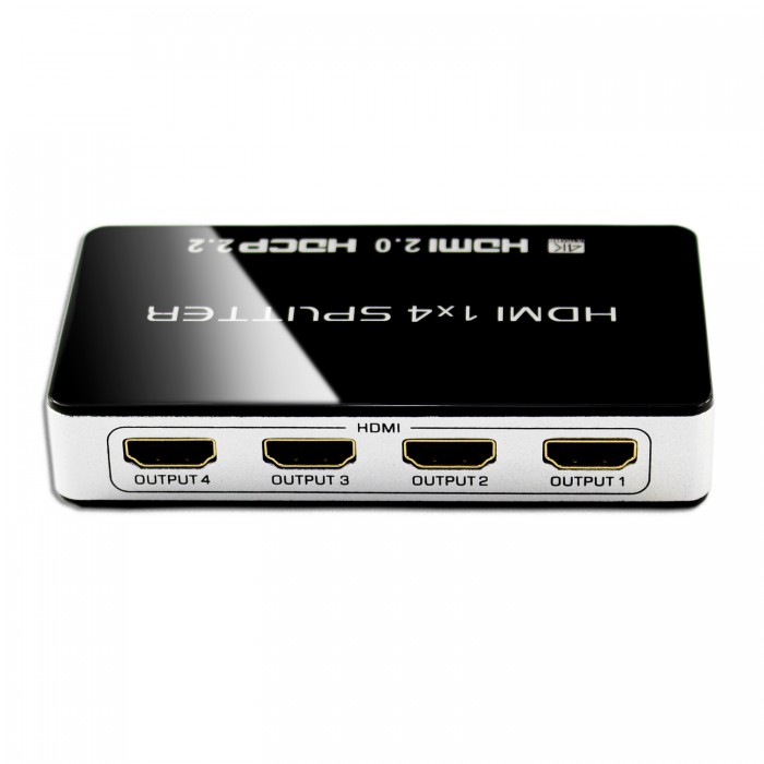 1x4 HDMI 2.0v splitter 4Kx2K@60H/HDCP2.2/YCbCr:4:4:4