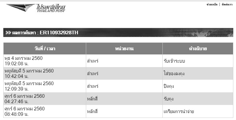 ใบเสร็จฯ มกราคม 2560