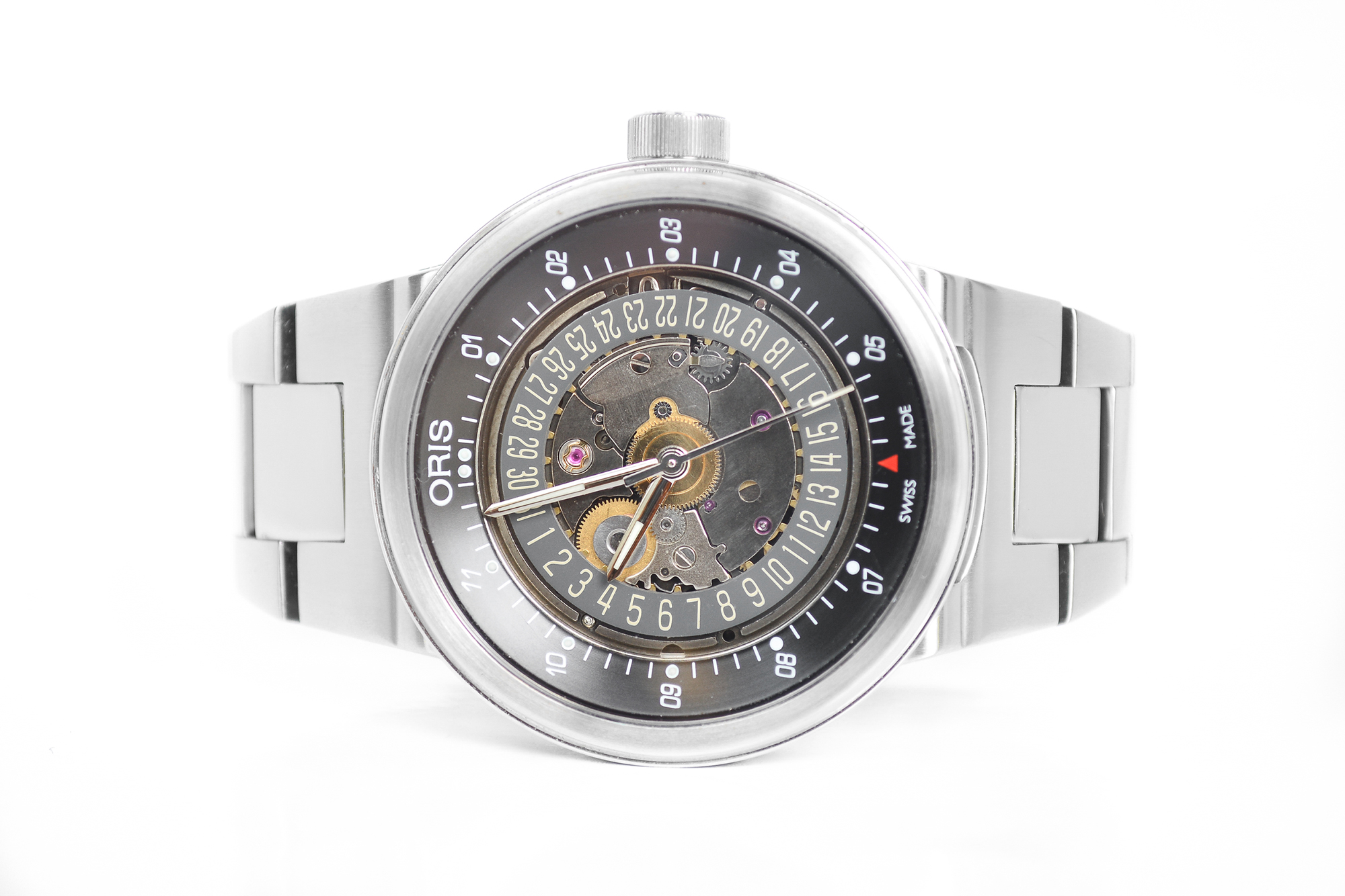 Oris Williams F1 Team Skeleton Engine Date Automatic