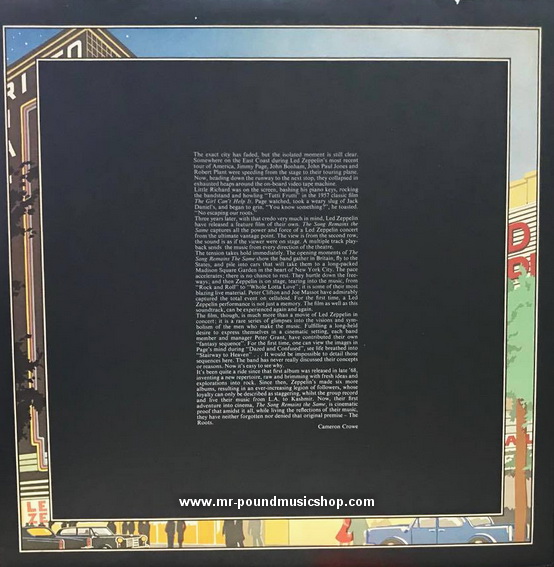 Led Zeppelin - The Soundtrack From The Film The Song Remains The Same