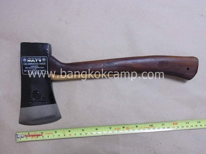 ขวานสวีเดน ตราเสือ HULT'S Made in SWEDEN.....ด้ามไม้
