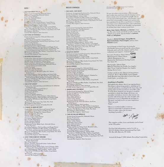 Debbie Gibson - Anything is Possible