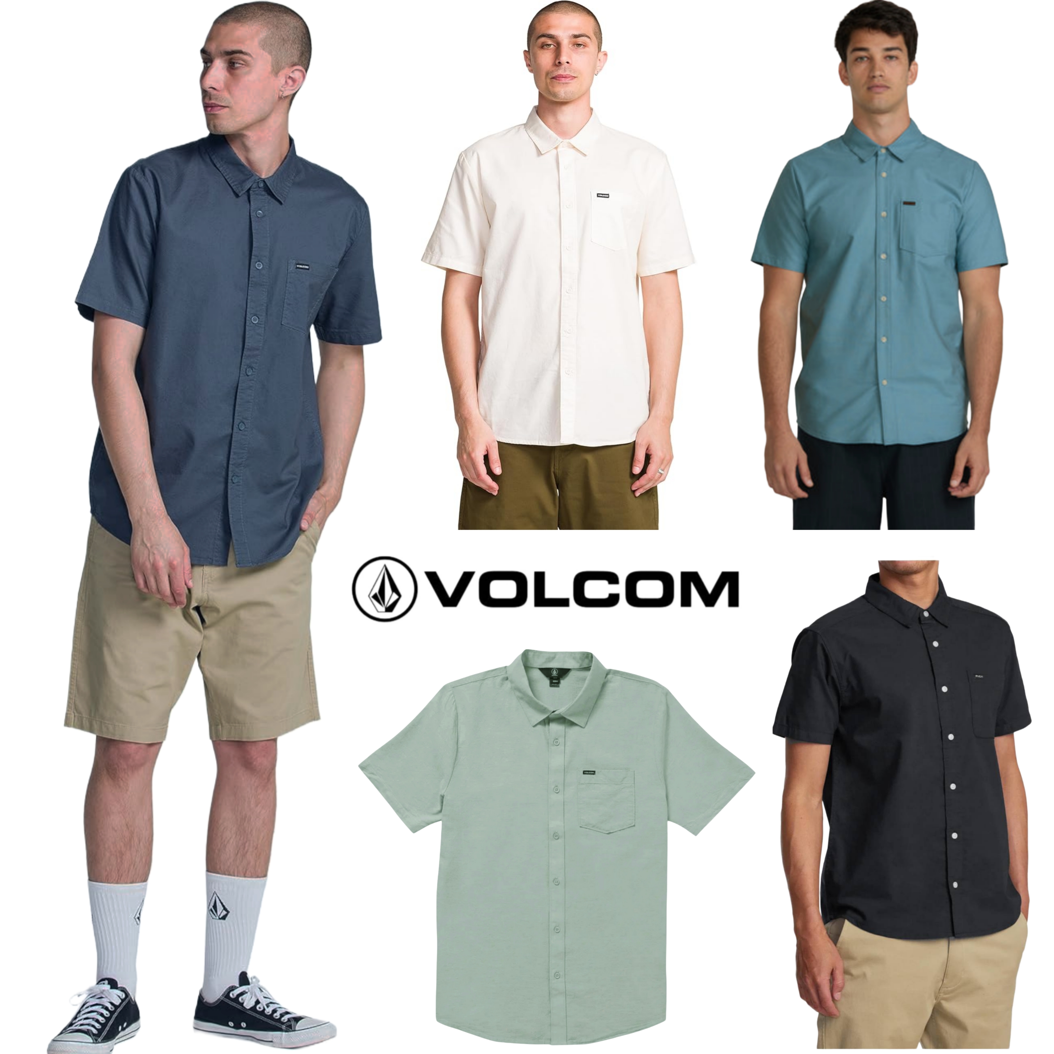 VOLCOM Oxford Cotton Solid shirt
