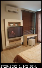 ให้เช่าคอนโด Rhythm Ratchada ค่าเช่า 28000 บาท/ เดือน 1 ห้องนอน พื้นที่ 47 ตรม. ห้องมุม ทิศเหนือ อาคาร B ชั้น 5