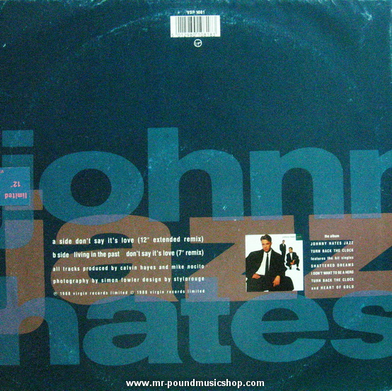 Johnny Hates Jazz - Don't Say It's Love