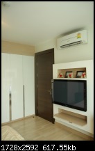 ให้เช่าคอนโด Rhythm Ratchada ค่าเช่า 28000 บาท/ เดือน 1 ห้องนอน พื้นที่ 47 ตรม. ห้องมุม ทิศเหนือ อาคาร B ชั้น 5