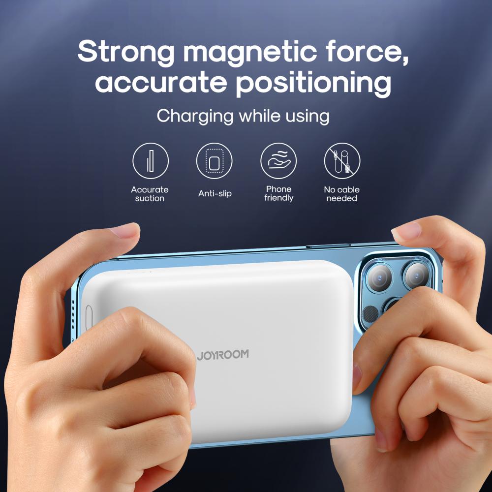 JOYROOM JR-W020 MAGNETIC WIRELESS POWER BANK - แบบชาร์จไร้สาย Magsafe (ความจุ 10000 mAh)