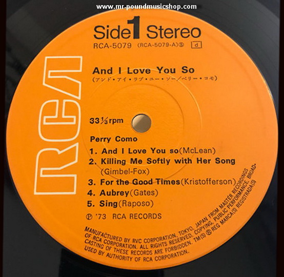 Perry Como - And I Love You So