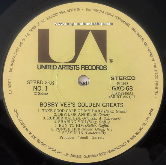 Bobby Vee - Bobby Vee's Golden Greats