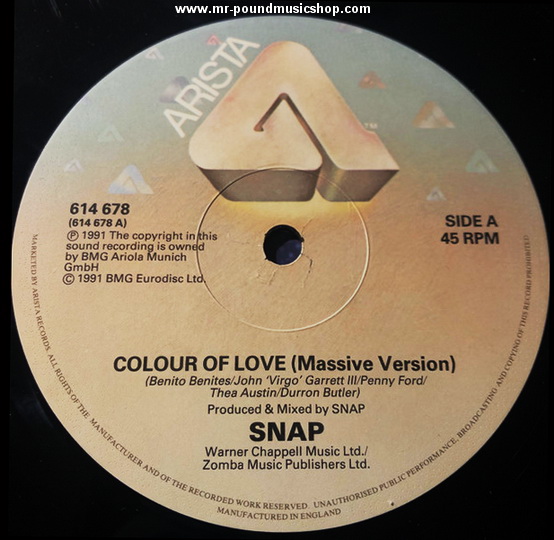 Snap! - Colour Of Love