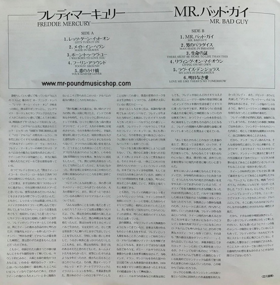 Freddie Mercury - Mr. Bad Guy