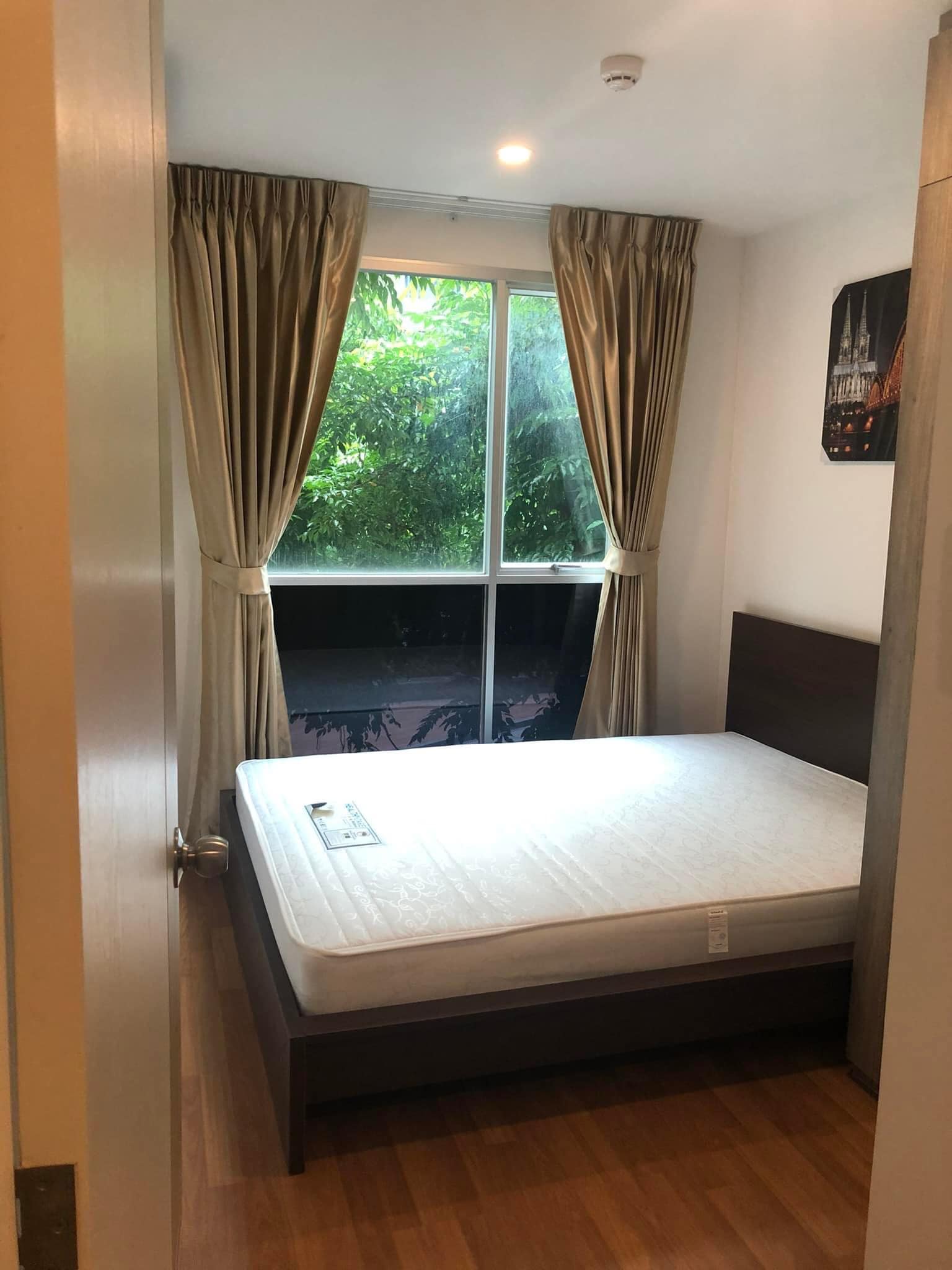 ให้เช่าคอนโด Lumpini Place Bangna Km.3 (ลุมพินี เพลส บางนา กม.3)หลังเซ็นทรัล 1 ห้องนอน ขนาด 26.13 ตรว. ตึก B ชั้น 2 ห้องมุม