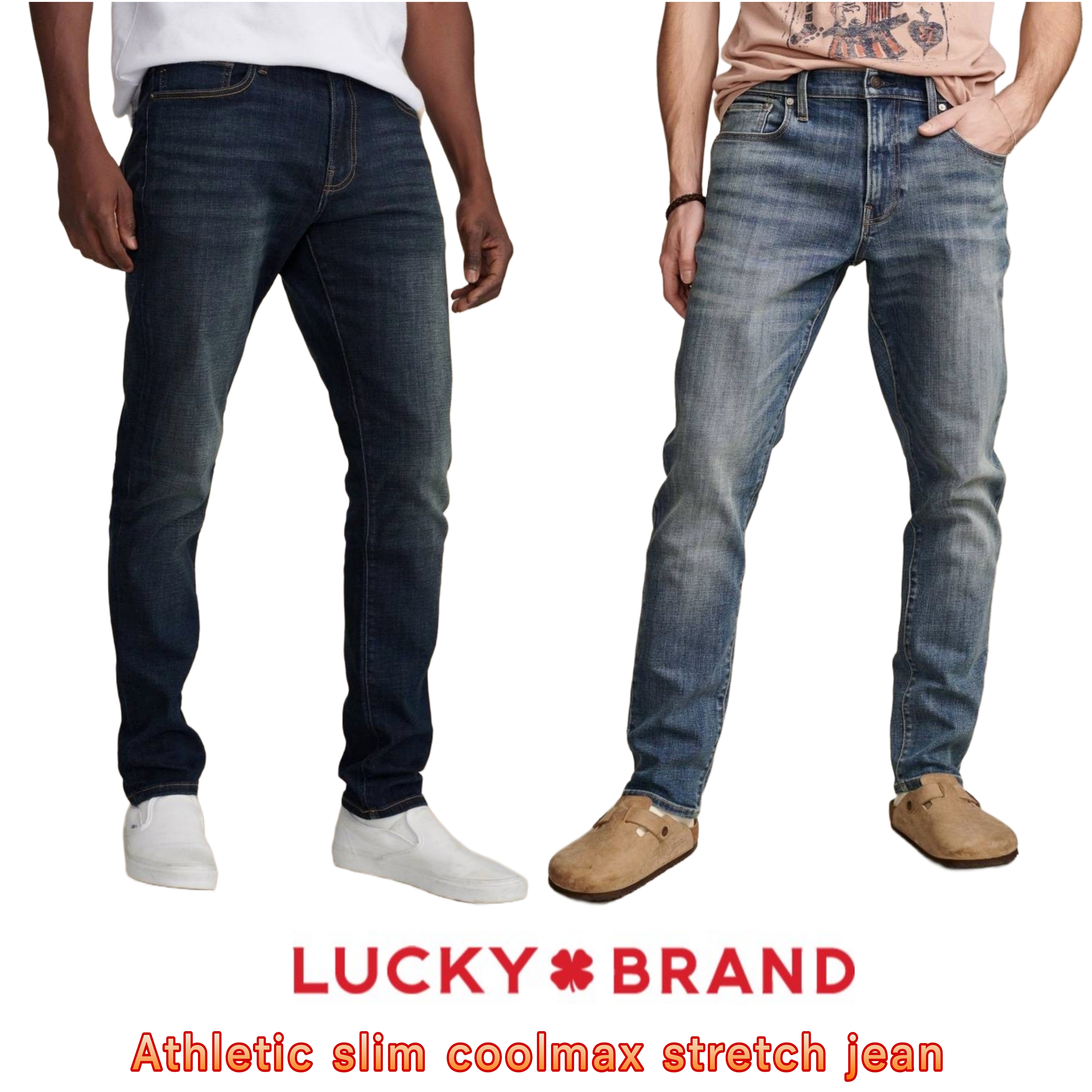 Lucky Brand Athletic Slim Coolmax Jean