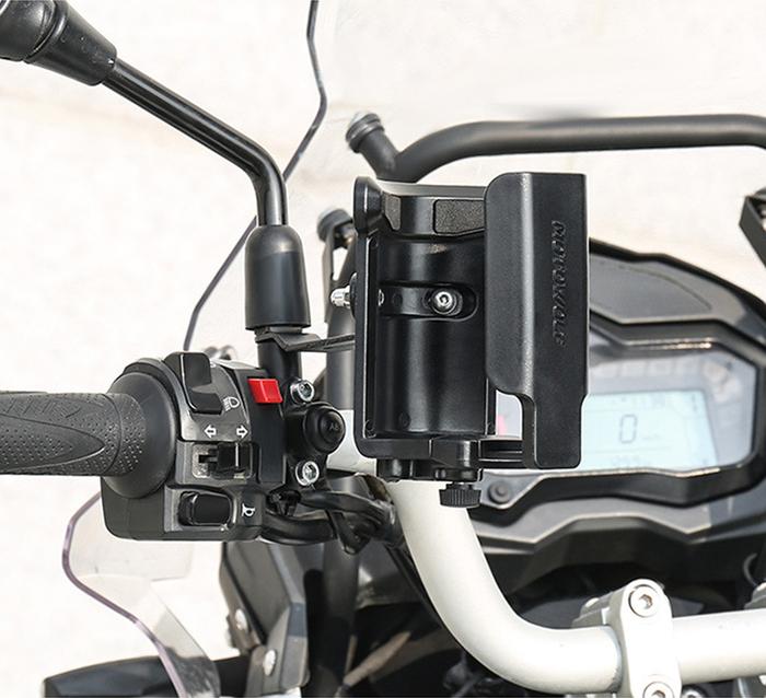 MOTOWOLF MDL3518 - ที่วางแก้วน้ำแท้ ฐานอลูมิเนียม มีให้เลือก 2 แบบ แฮนด์บาร์และก้านกระจก
