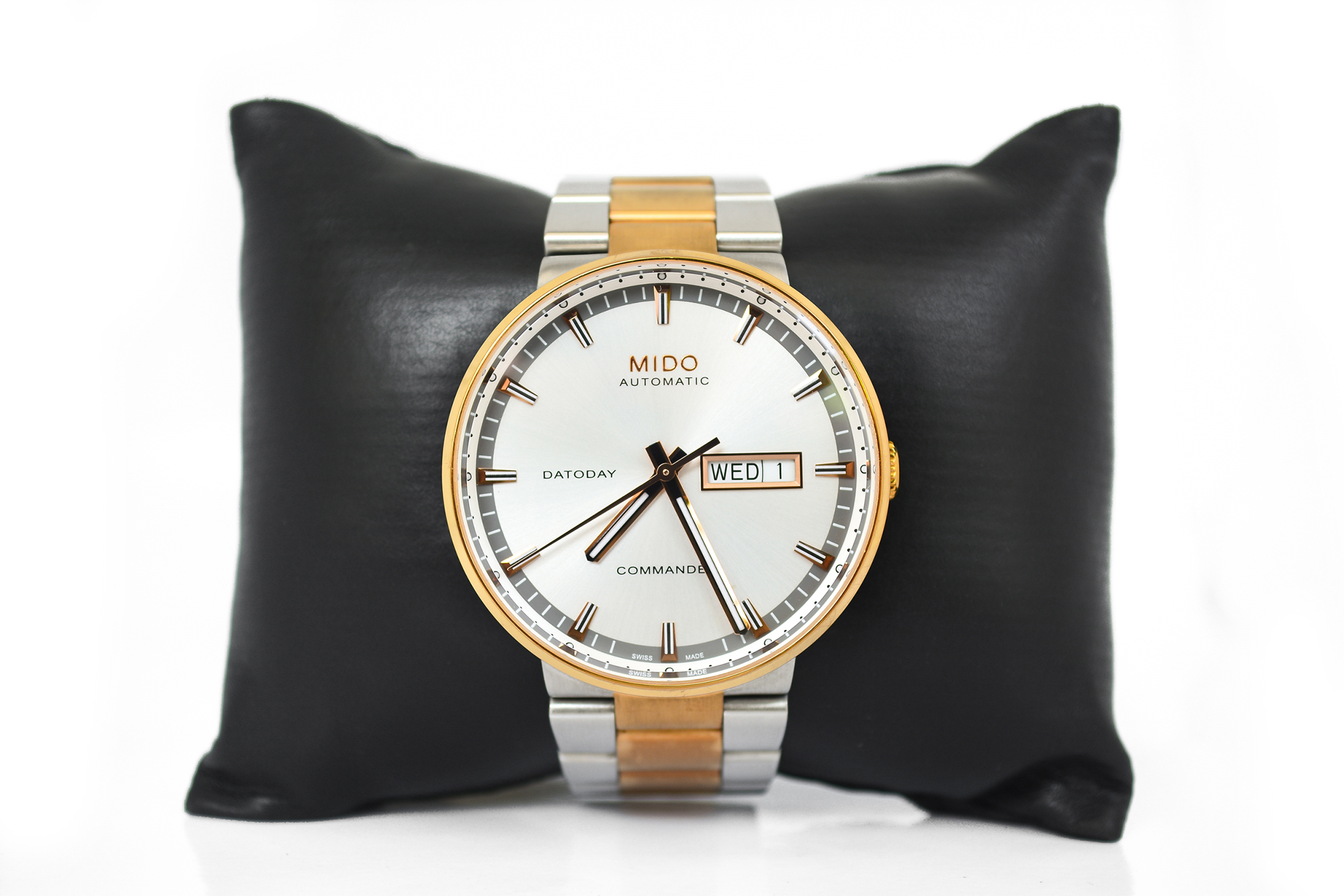 Mido Commander II Automatic Day-Date 2tone Pink gold