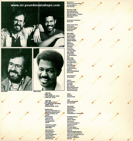 Bob James & Earl Klugh - One On One