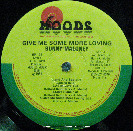 Bunny Meloney - Give Me Some More Loving