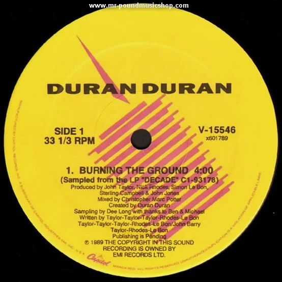 Duran Duran - Burning The Ground / Decadance