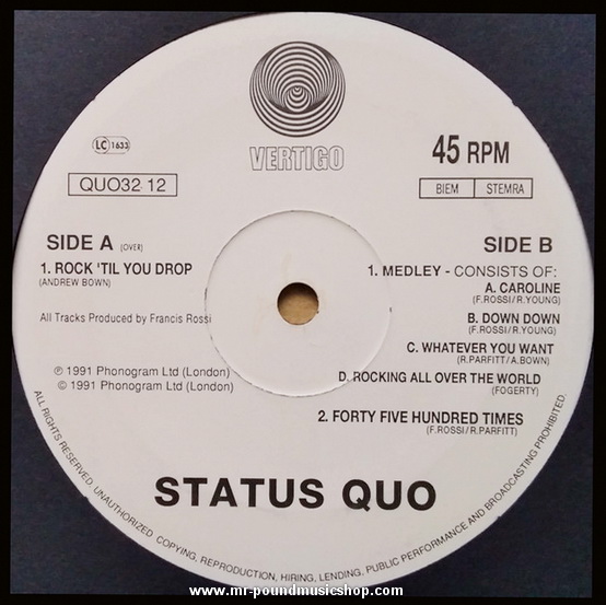 Status Quo - Rock 'Til You Drop