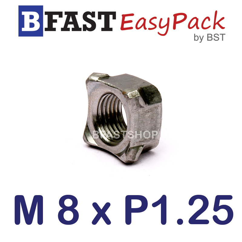 หัวน็อตอ๊าค M 8 x P1.25 (15 ตัว/ถุง)