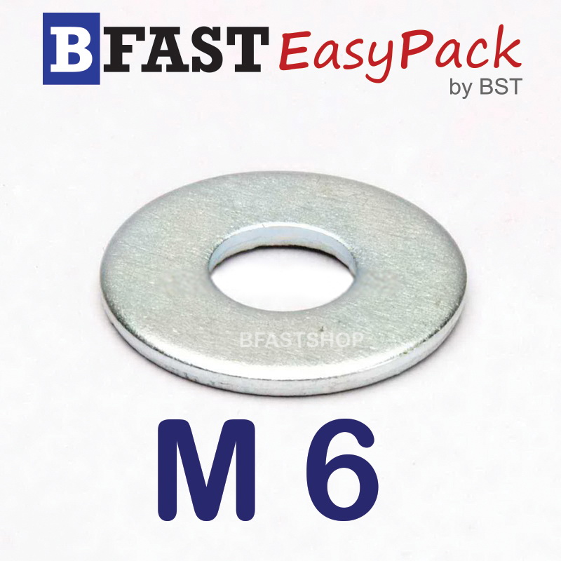 แหวนอีแปะ M6 (50 ตัว/ถุง)