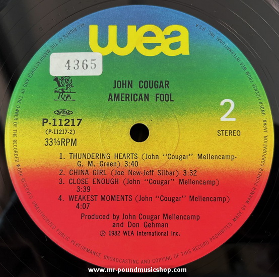 John Cougar - American Fool