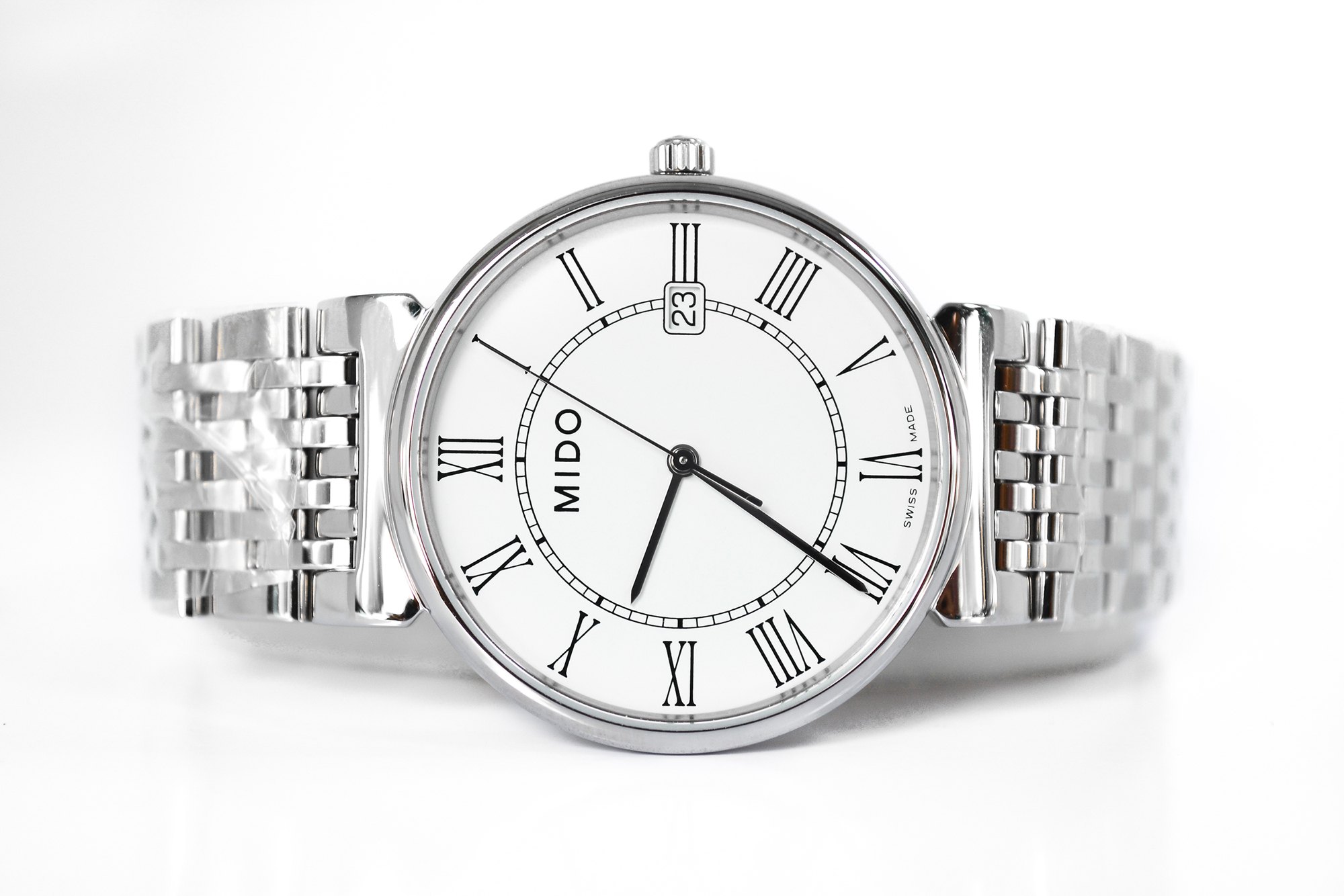 Mido Dorada Gent M1130.4.26.1 หน้าขาว หลักโรมัน (Sold)