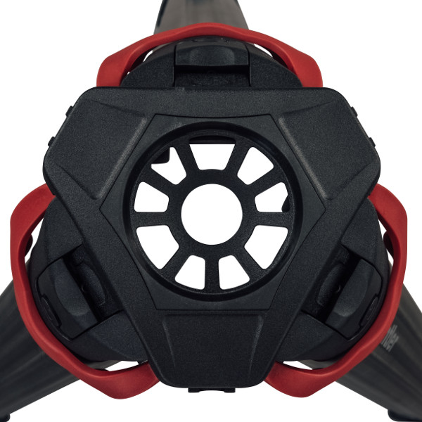 Sachtler Flowtech 75 MS Carbon Fiber Tripod with Mid-Level Spreader Rubber Feet