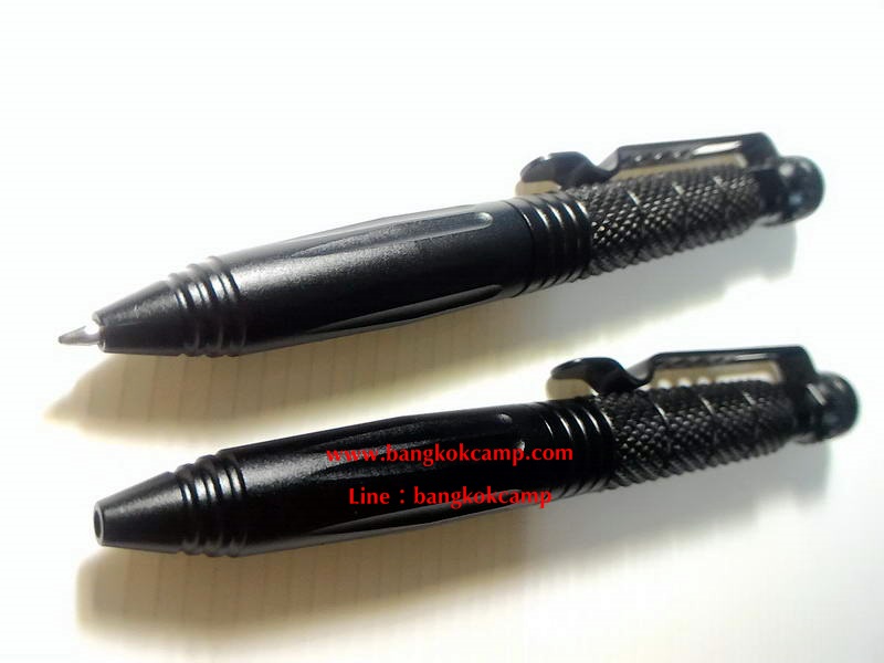ปากกาต่อสู้ ปากกาแทคนิคอล Tactical Pen ปลายกระแทกกระจกได้ ระบบหมุนเปิด-ปิดหัวปากกา