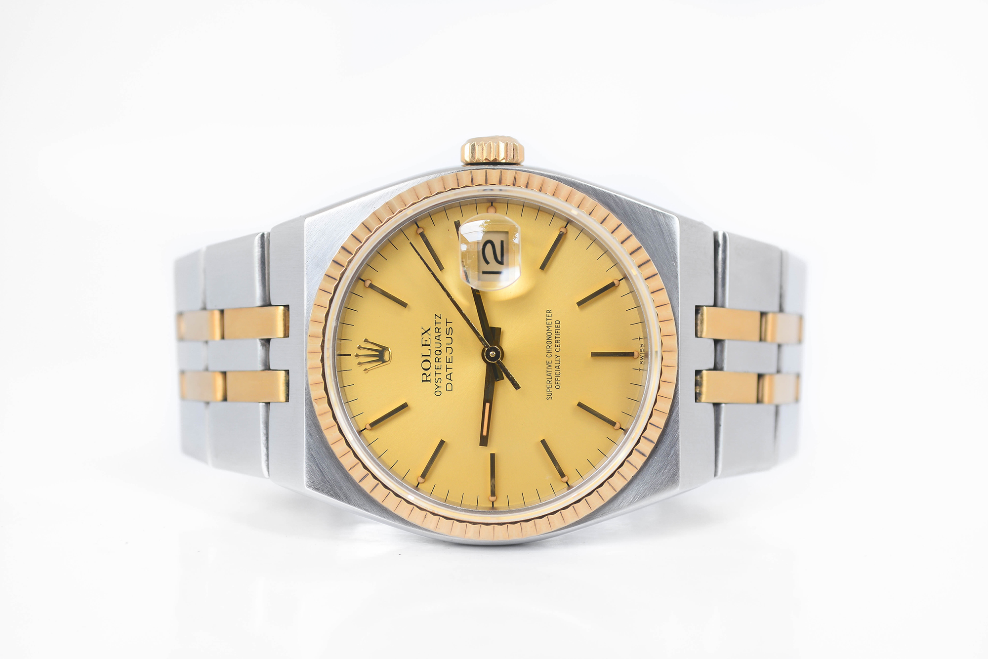 Rolex Oyster Quartz Datejust 2tone 18K King Size