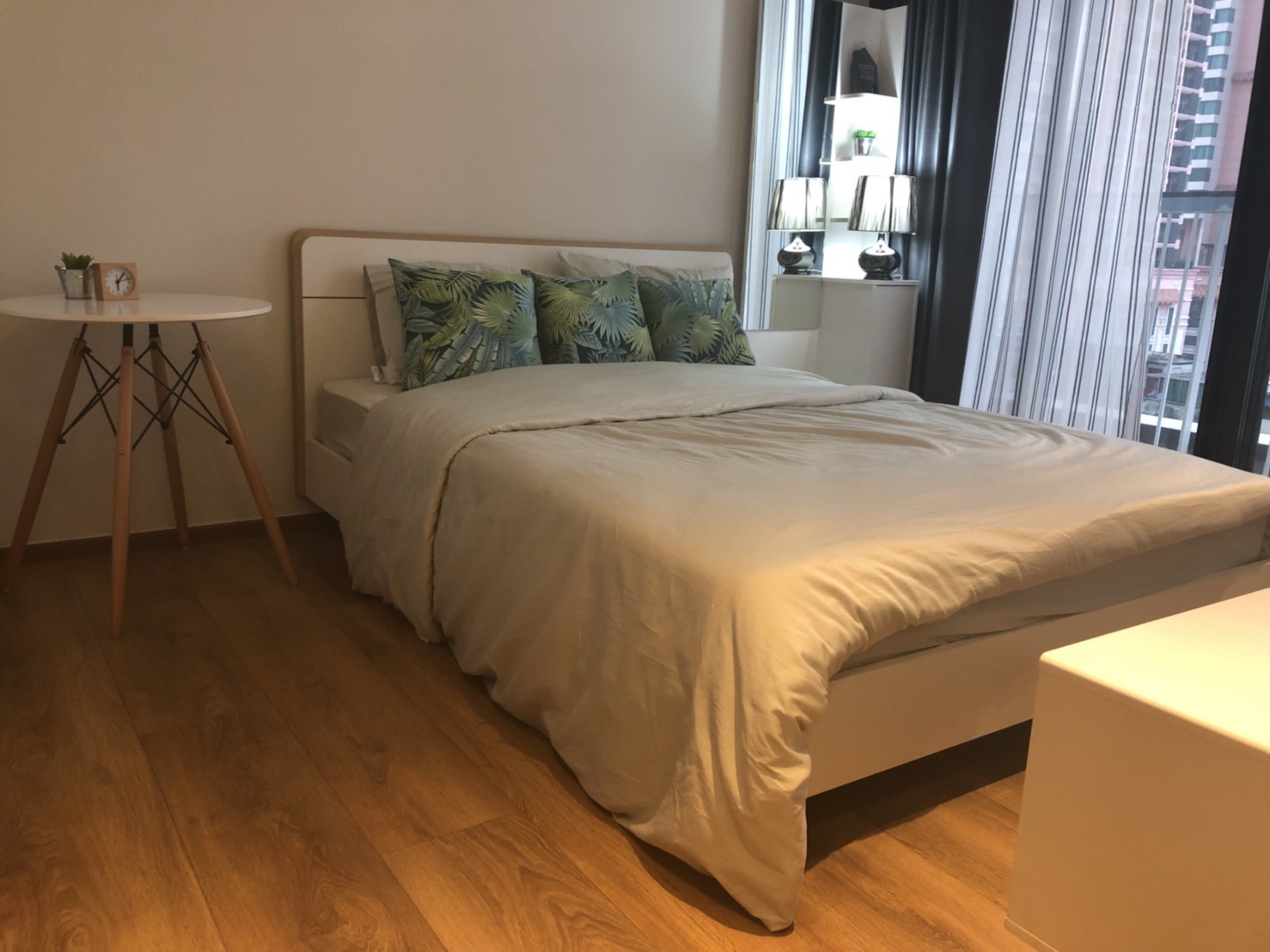 ให้เช่าคอนโด Park 24 (พาร์ค 24) ขนาด30 ตรม studio ห้อง 68/581 ตึก 3 ชั้น 6 Fully furnished