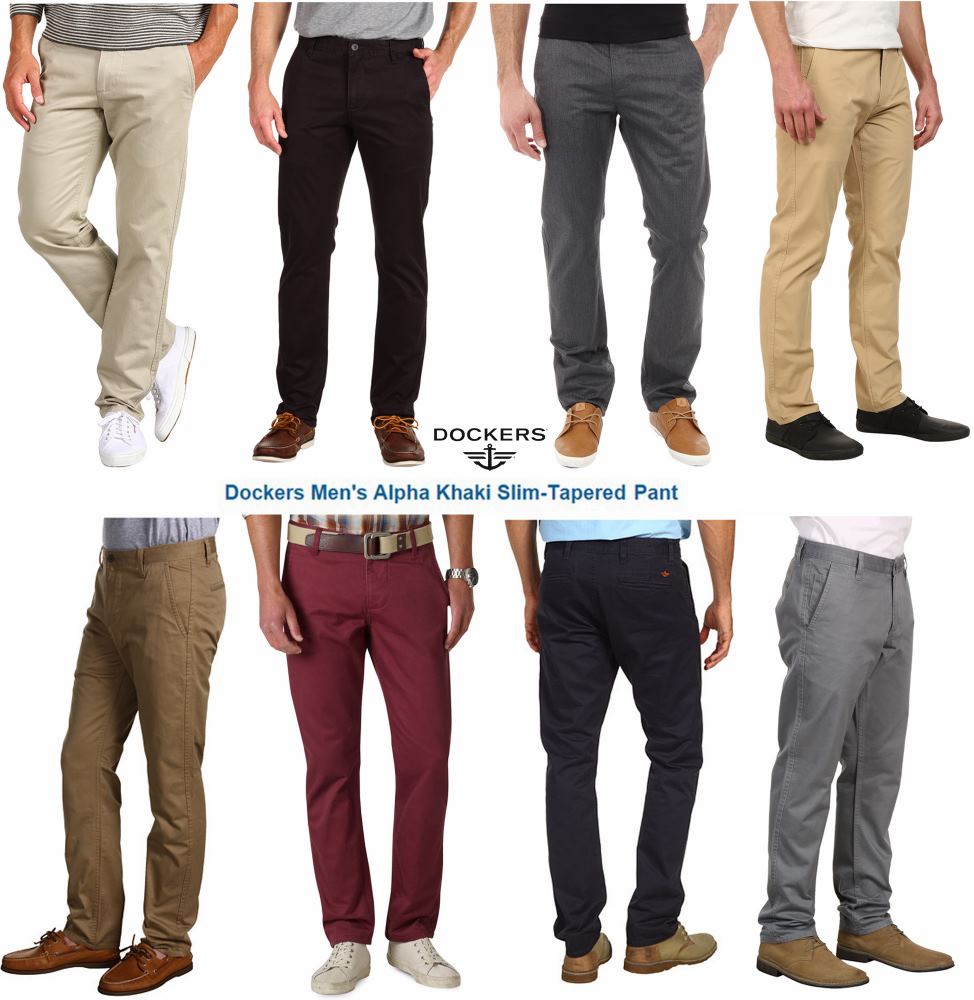 Dockers Alpha Khaki Slim Tapered Pant