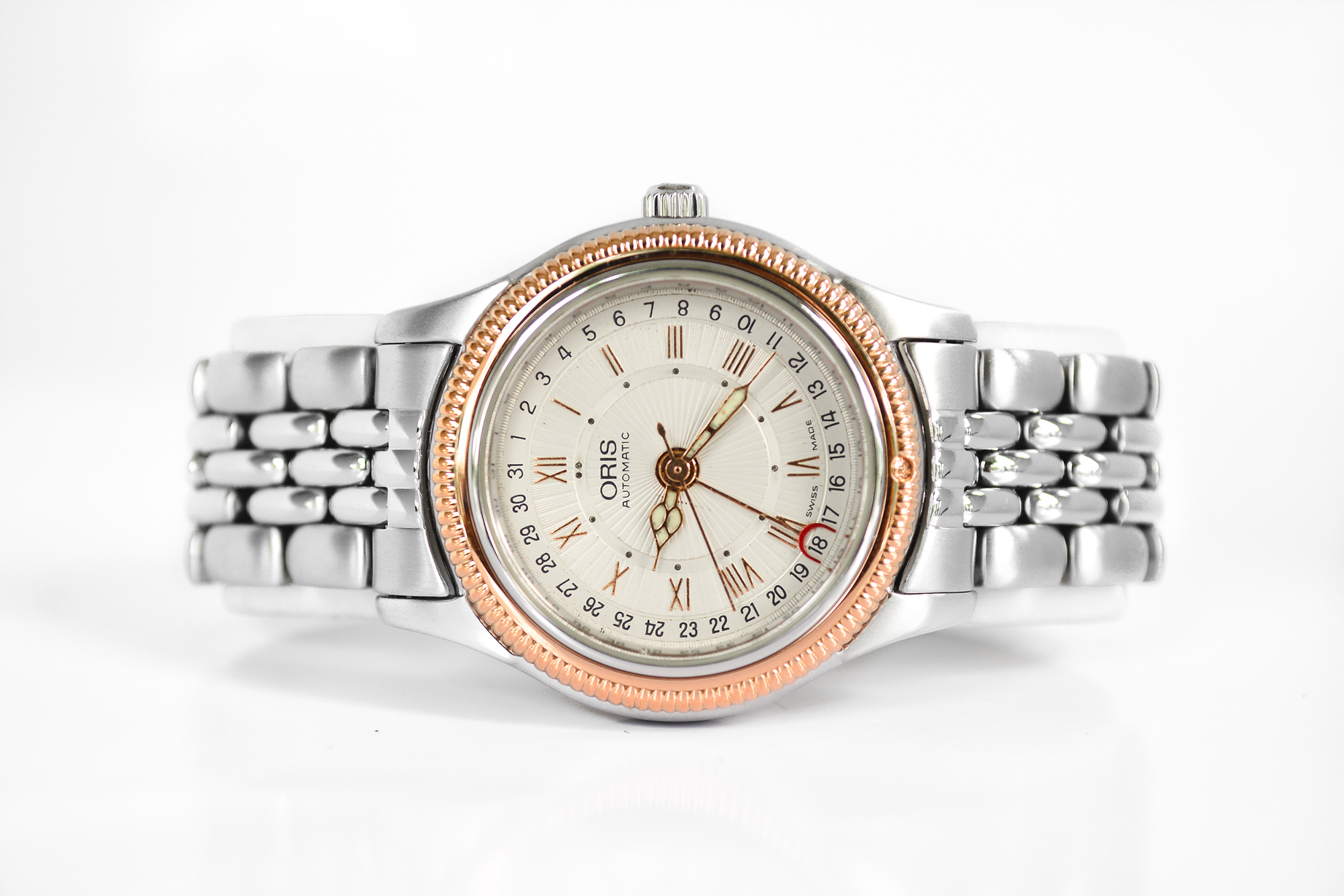 Oris Big Crown Pointer Date Automatic สองกษัตริย์ ขอบ 18K (Sold)