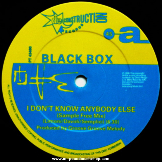 Black Box - I Don't Know Anybody Else