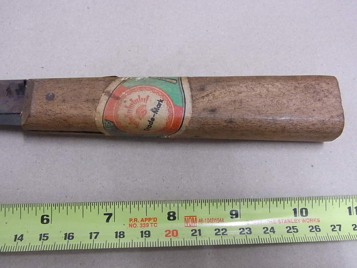 มีีดกรีดยาง ตราตา เยอรมัน CARL SCHLIPPER SOLINGEN GERMANY เก่าเก็บ ยังไม่ได ้ใช้งาน...กระดาษป้าย อยู่ครบ